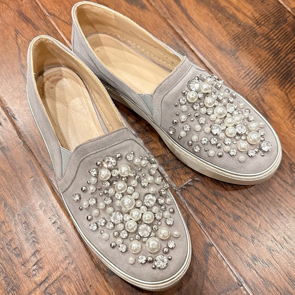 Stuart Weitzman jewel embellished sneaker